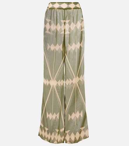 Pantalon palazzo imprimé - Johanna Ortiz - Modalova