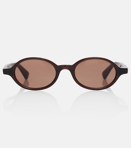 Lunettes de soleil ovales Slim Ribbon - Bottega Veneta - Modalova