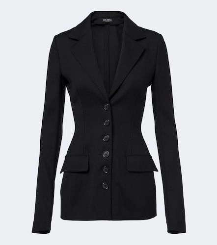 Blazer en laine mélangée - Dolce&Gabbana - Modalova