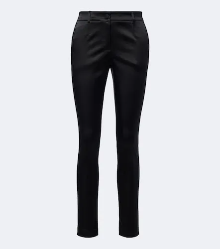Pantalon slim en satin - Dolce&Gabbana - Modalova