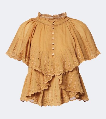 Top Lorna en coton à broderies - Marant Etoile - Modalova