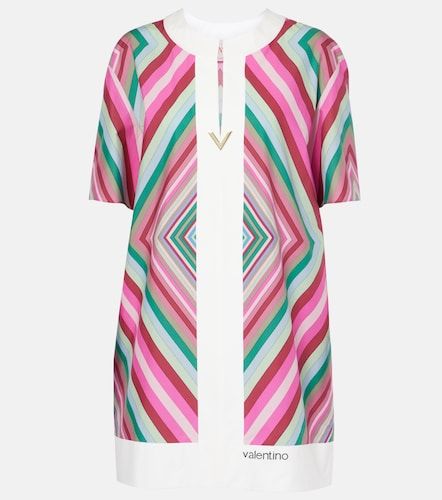 Robe VGold Rhombus 75 en popeline de coton - Valentino Garavani - Modalova