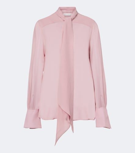 Blouse en soie à col lavallière - Nina Ricci - Modalova