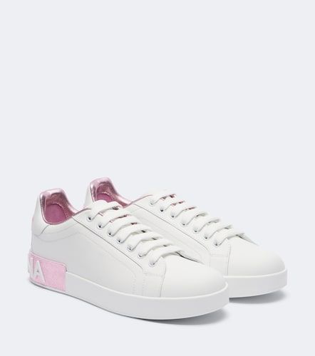 Baskets Portofino en cuir - Dolce&Gabbana - Modalova