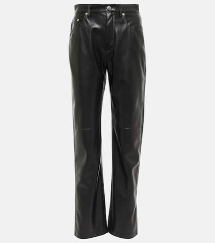 Pantalon droit Vinni en cuir synthétique - Nanushka - Modalova