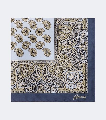Mouchoir de poche en soie à motif cachemire - Brioni - Modalova
