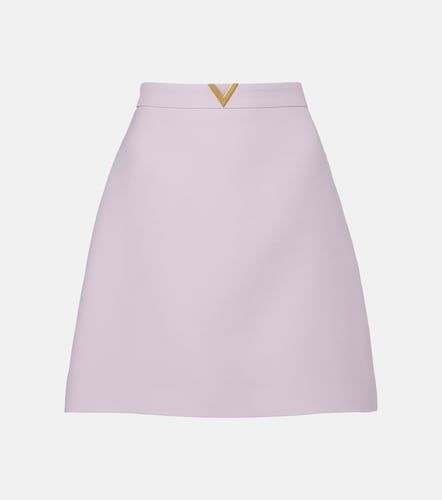 Mini-jupe en Crêpe Couture - Valentino Garavani - Modalova