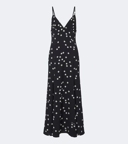 Robe midi en soie mélangée à imprimé - Dolce&Gabbana - Modalova
