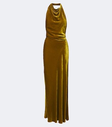 Robe longue Reannon en velours - Simkhai - Modalova