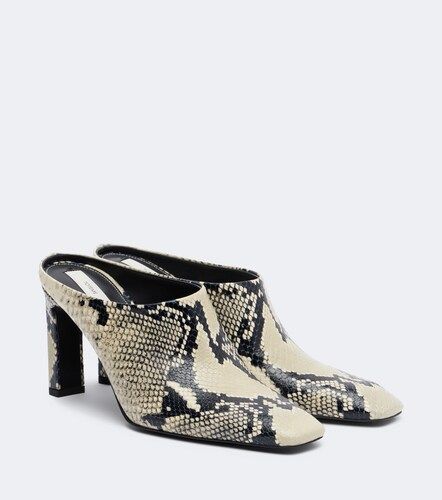 Toteme Mules en cuir façon serpent - Toteme - Modalova