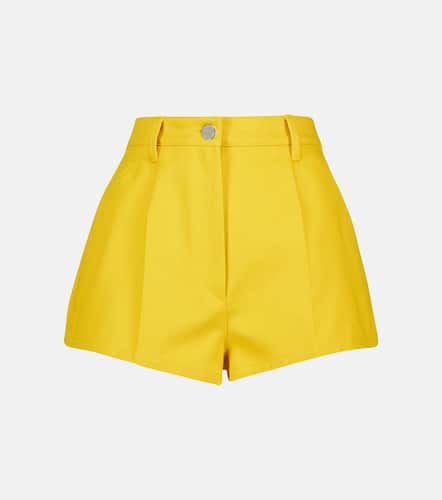 Short à taille haute en coton - Prada - Modalova