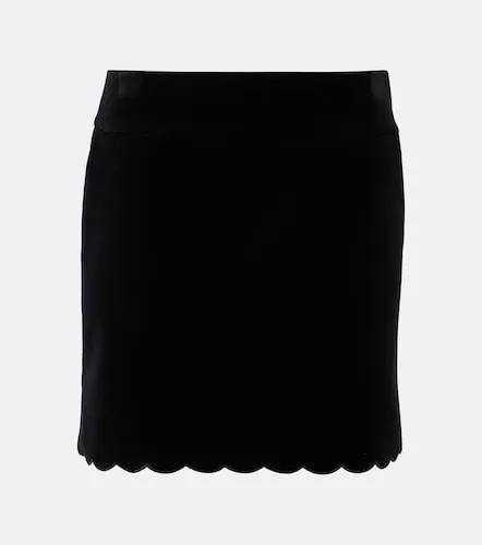 Chloé Mini-jupe en velours de coton - Chloe - Modalova