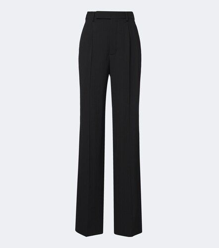Pantalon droit en laine mélangée - Saint Laurent - Modalova