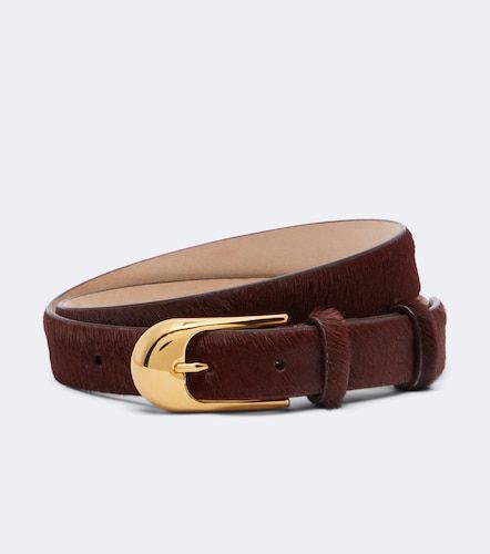 Ceinture Dome en cuir façon poulain - Khaite - Modalova