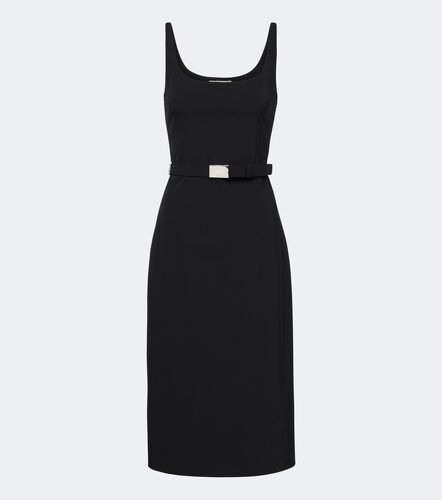 Prada Robe midi à ceinture - Prada - Modalova