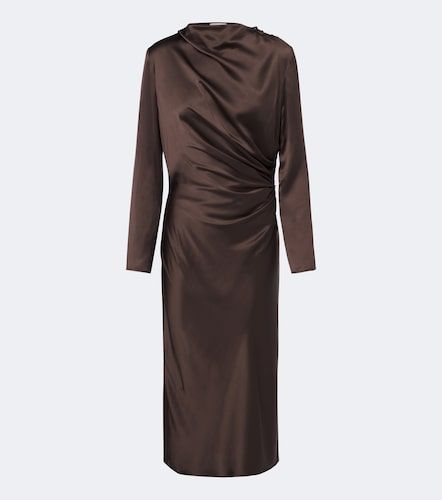 Robe midi Fabio en satin - Loulou de Saison - Modalova