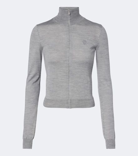 Gucci Pull zippé en laine et soie - Gucci - Modalova
