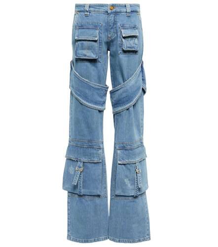 Pantalon cargo en jean - Blumarine - Modalova