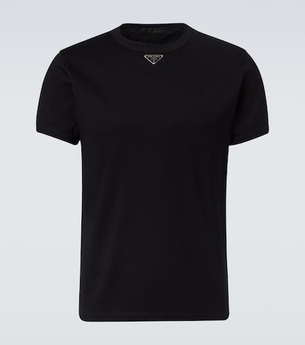 Prada T-shirt Triangle en coton - Prada - Modalova