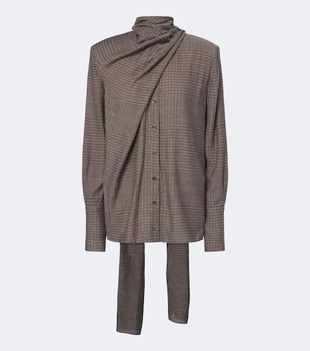 Mugler Blouse à foulard - Mugler - Modalova