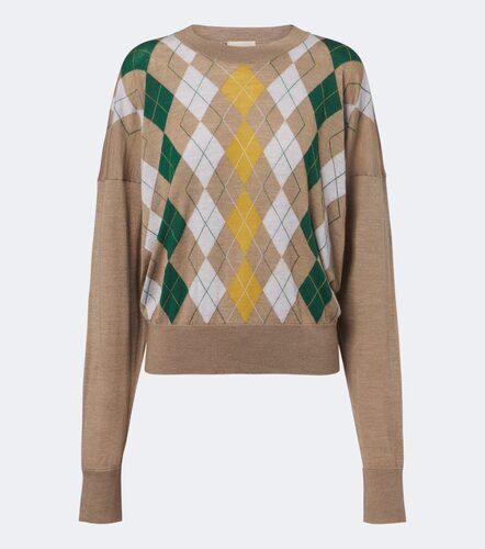 Pull Tammy en laine et soie à motif argyle - Khaite - Modalova