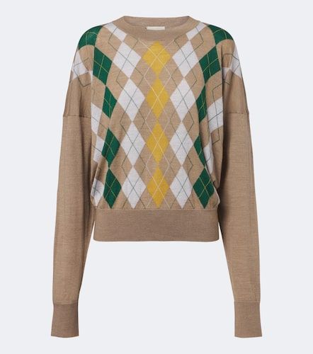 Pull Tammy en laine et soie à motif argyle - Khaite - Modalova