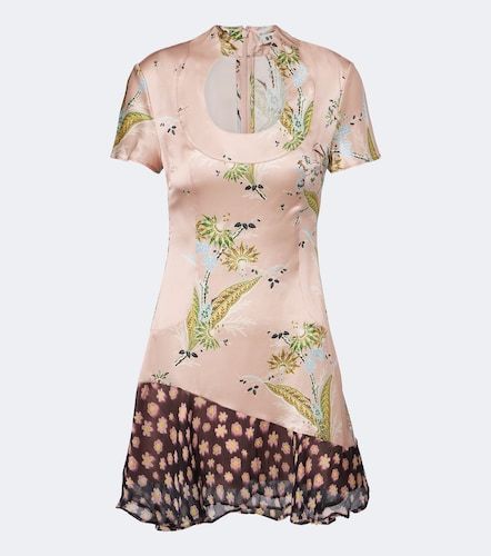 Robe Rae en soie mélangée à fleurs - Staud - Modalova