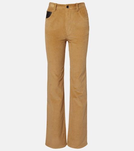 Pantalon évasé en velours côtelé de coton - Bottega Veneta - Modalova