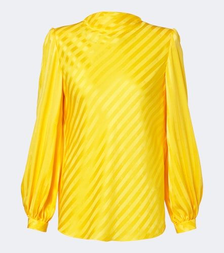 Blouse VLogo en soie à rayures - Valentino Garavani - Modalova