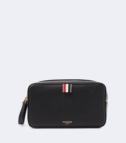 Trousse de toilette en cuir - Thom Browne - Modalova