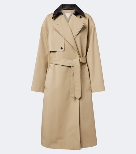 Trench Intrecciato en coton - Bottega Veneta - Modalova