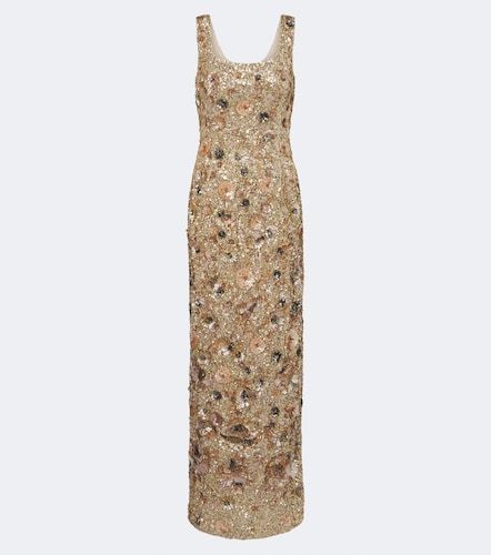 Là Fuori Robe longue Cyprus Garden à sequins - La Fuori - Modalova