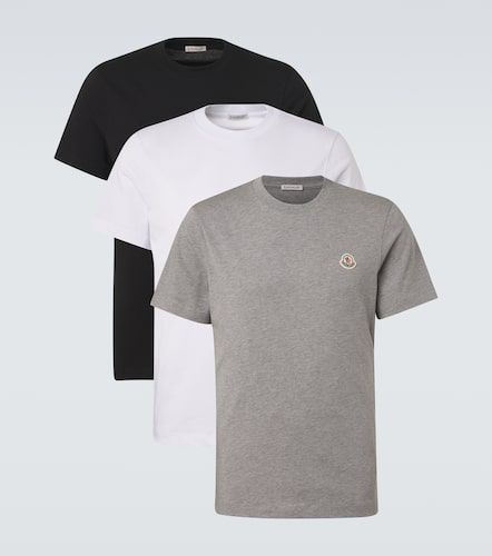 Moncler Set de 3 t-shirts en coton - Moncler - Modalova