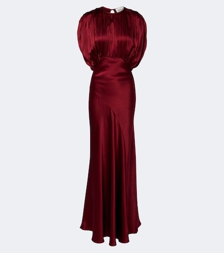 Tove Robe longue Coco en soie - Tove - Modalova