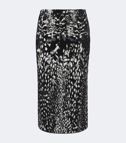 Jupe crayon en jacquard de velours - Tom Ford - Modalova