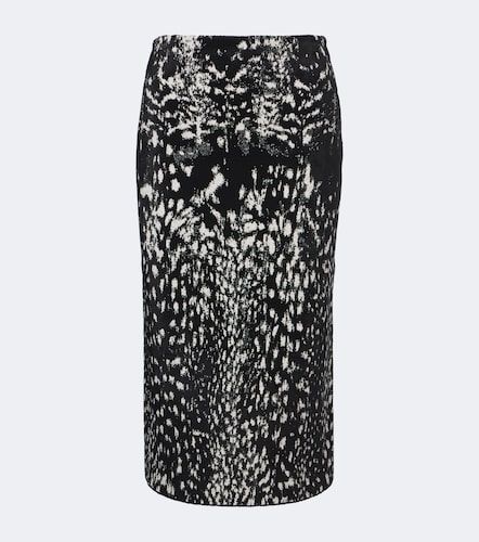 Jupe crayon en jacquard de velours - Tom Ford - Modalova