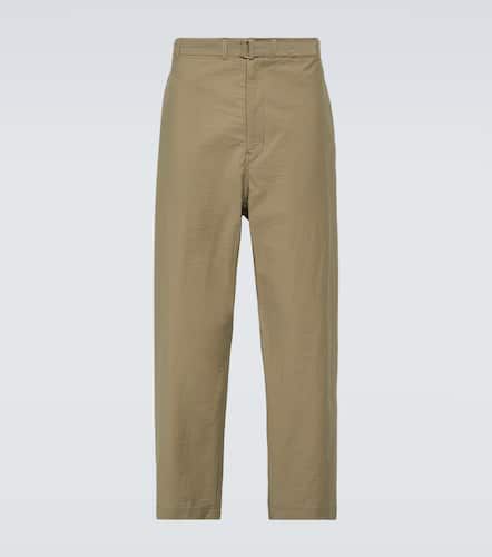 Pantalon tapered en coton mélangé - Lemaire - Modalova