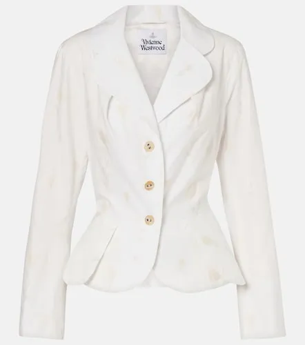Blazer Bettina en coton mélangé à fleurs - Vivienne Westwood - Modalova