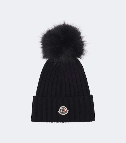 Moncler Bonnet en laine vierge - Moncler - Modalova