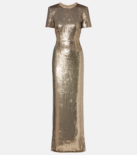 Robe longue à sequins et cristaux - Roland Mouret - Modalova