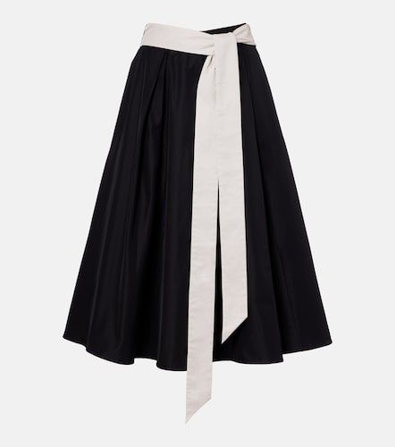 Jupe midi à plis Baschi en coton mélangé - 'S Max Mara - Modalova
