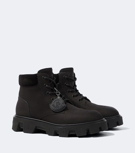 Moncler Bottines Peak City en daim - Moncler - Modalova