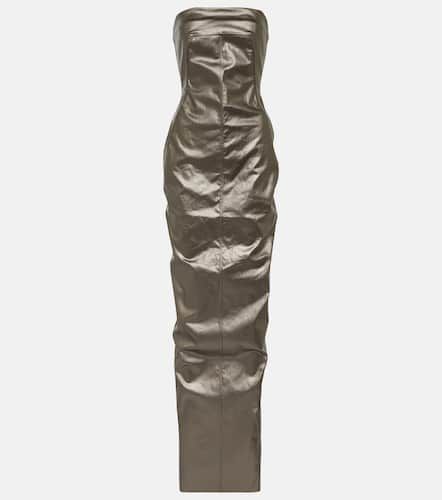 Robe longue Lido en jean enduit - Rick Owens - Modalova