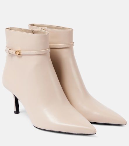 Bottines Double T Buckle 65 en cuir - Tory Burch - Modalova