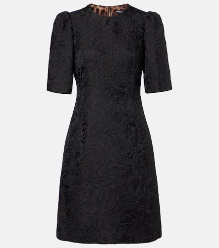 Robe en coton et soie mélangés - Dolce&Gabbana - Modalova