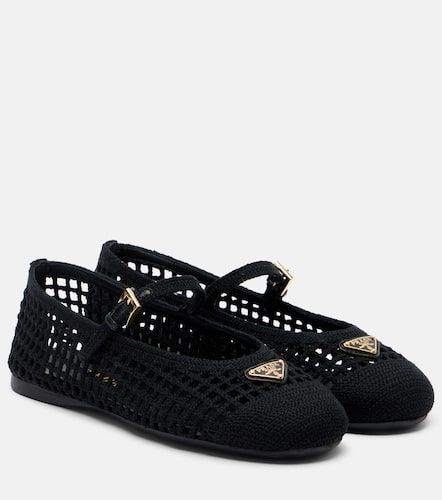Ballerines Mary Jane en crochet - Prada - Modalova