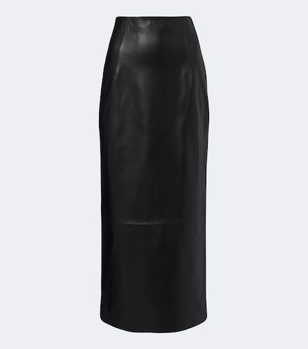 Jupe midi Inga en cuir - Loulou de Saison - Modalova