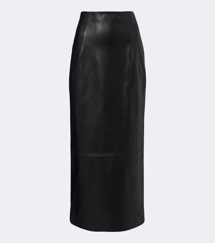 Jupe midi Inga en cuir - Loulou de Saison - Modalova
