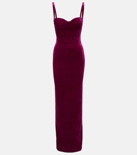 Balenciaga Robe longue en velours - Balenciaga - Modalova