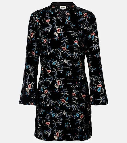 Robe Delphina brodée en velours - Rixo - Modalova